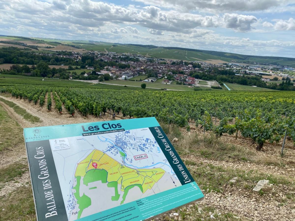 Ferienwohnung Le Cristallin Gite Plein Coeur De Chablis Exterior foto